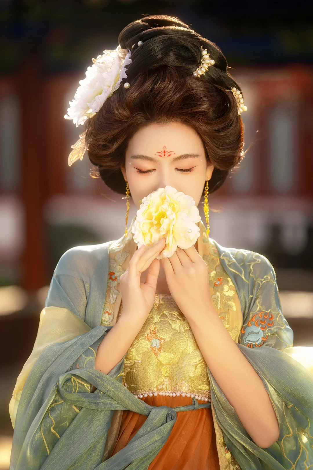 看了《国色芳华》特意来西安拍了唐风写真