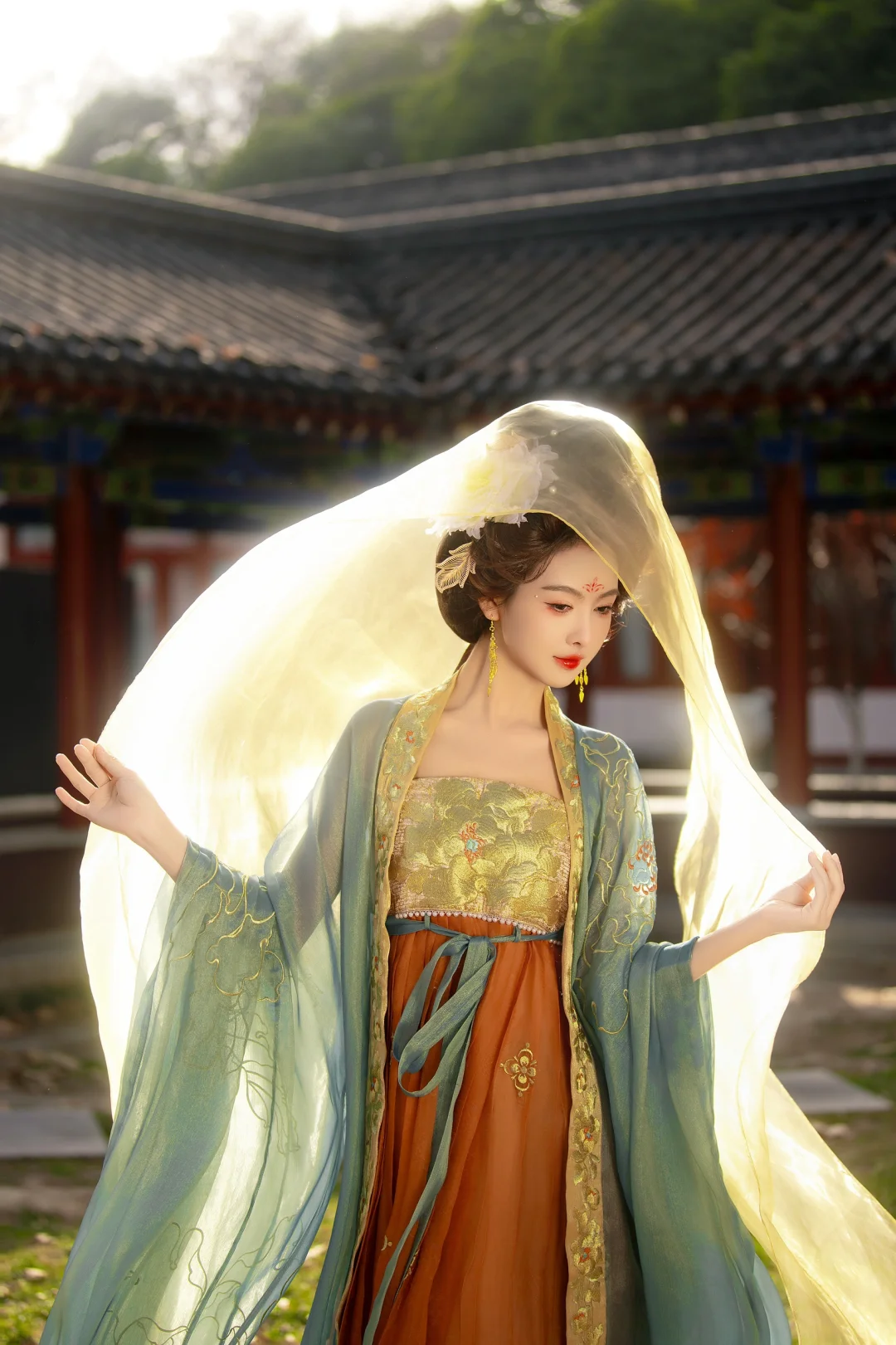 看了《国色芳华》特意来西安拍了唐风写真