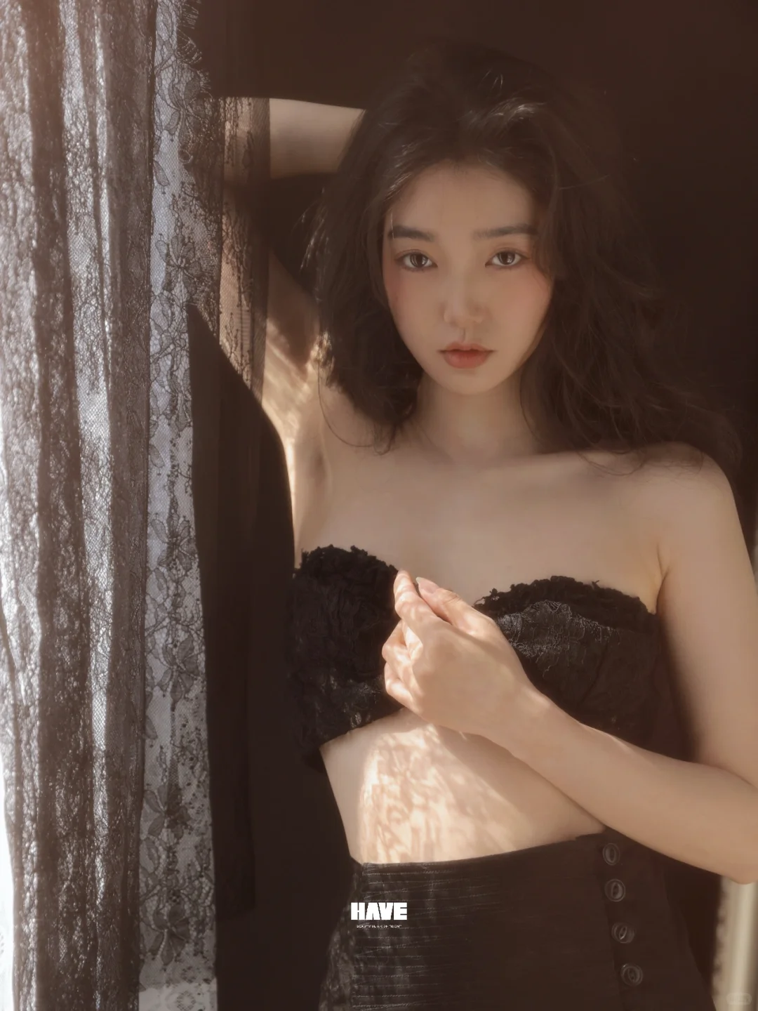 🖤散发魅力的黑色玫瑰| 纯欲少女写真