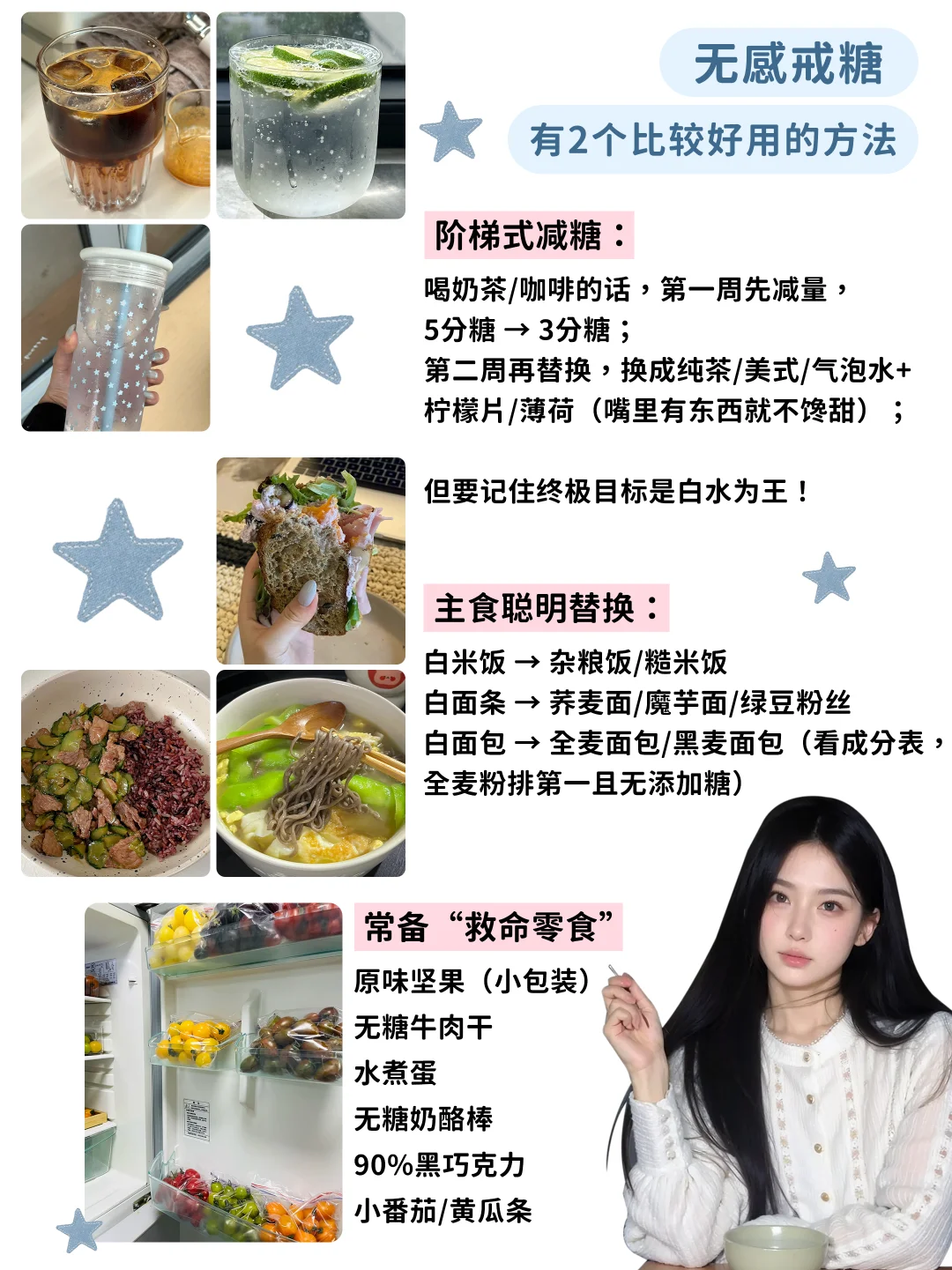 降雄+戒糖1年，美貌已显化