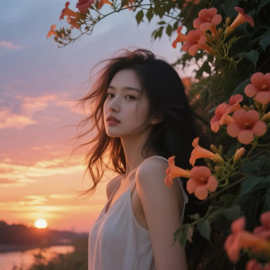🌇氛围感杀疯了！夕阳下的头像美到失语！