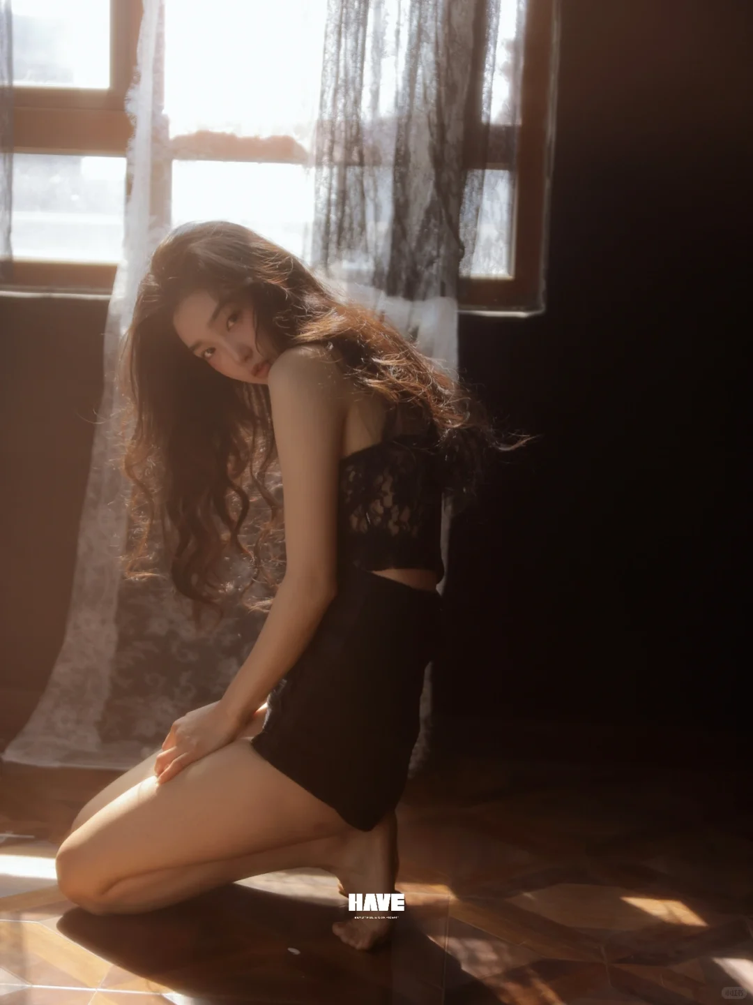🖤散发魅力的黑色玫瑰| 纯欲少女写真