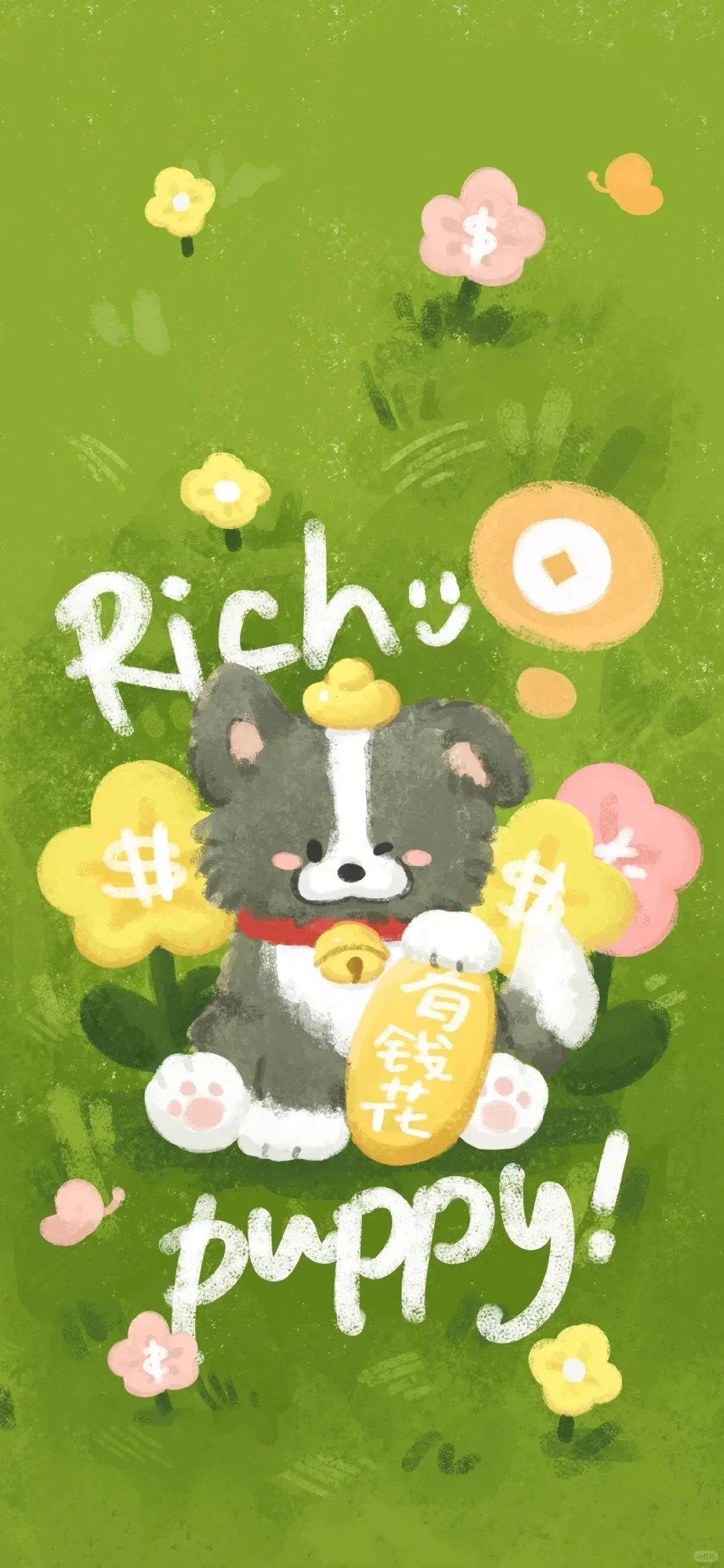 🐱被这只小黑猫壁纸拿捏了！超治愈