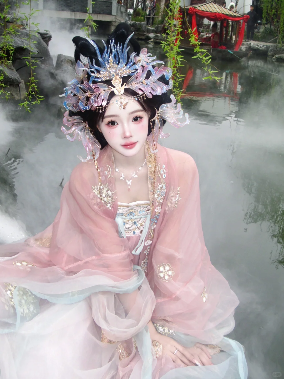 “袅娜少女羞，岁月无忧愁”🌸