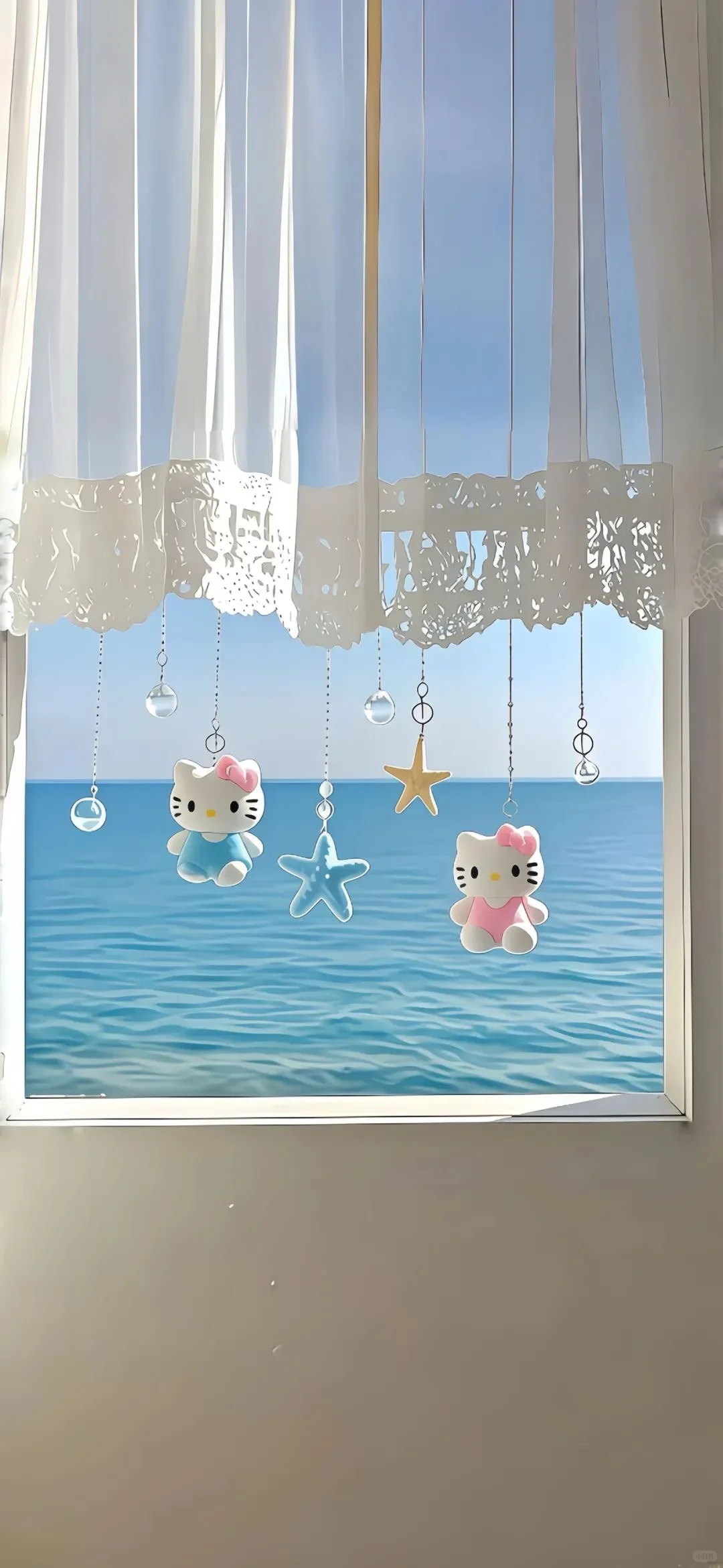 海岛/Hello Kitty全屏壁纸