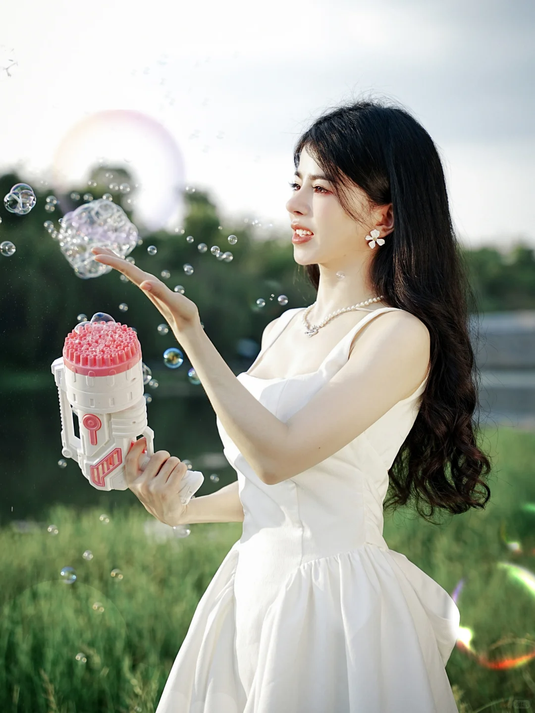 女摄萍水湖湿地公园拍照攻略小清新摄影写真