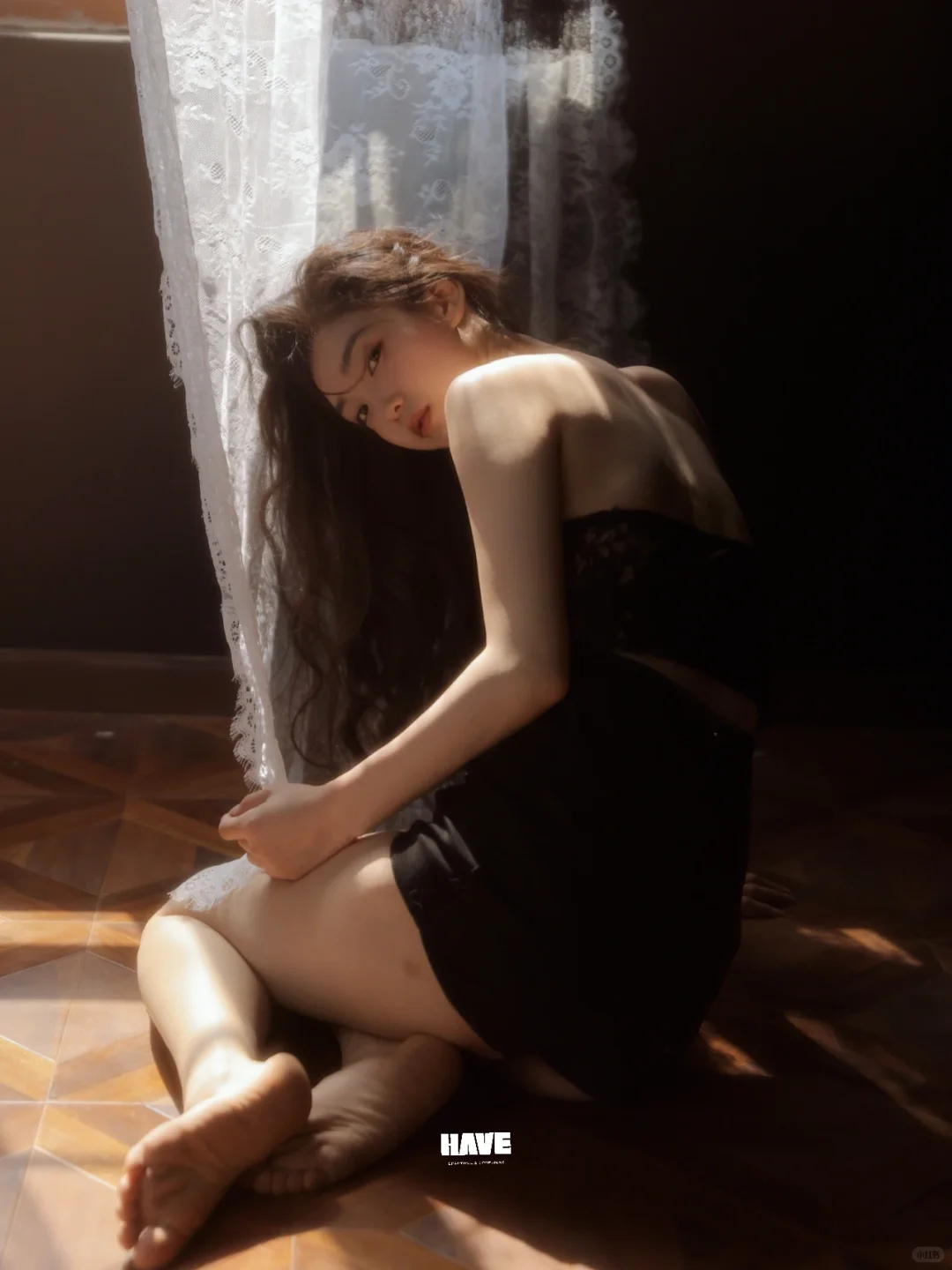 🖤散发魅力的黑色玫瑰| 纯欲少女写真