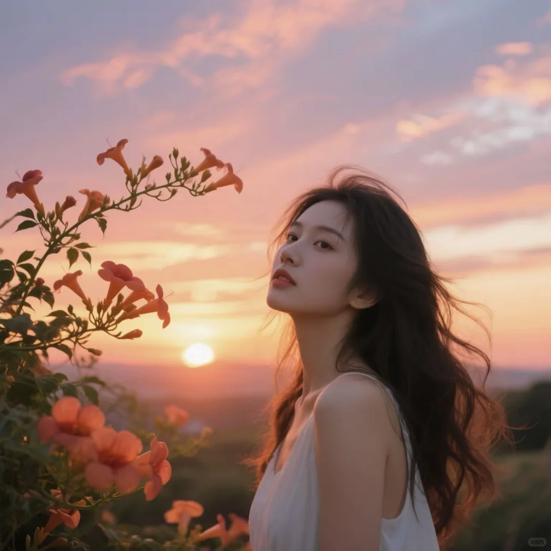 🌇氛围感杀疯了！夕阳下的头像美到失语！