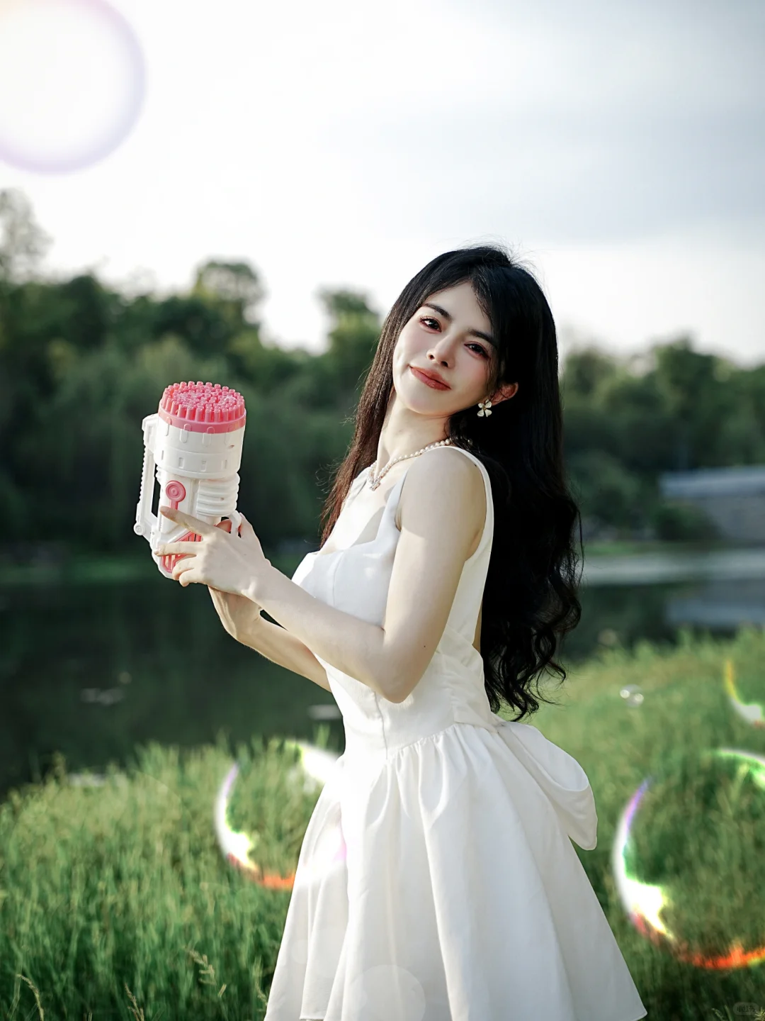 女摄萍水湖湿地公园拍照攻略小清新摄影写真