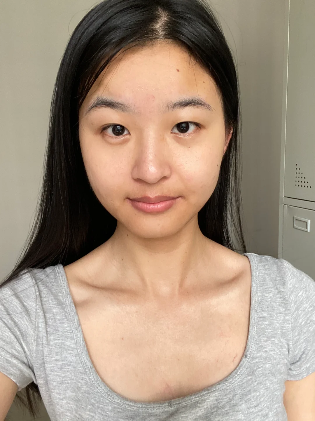 素颜算美女吗