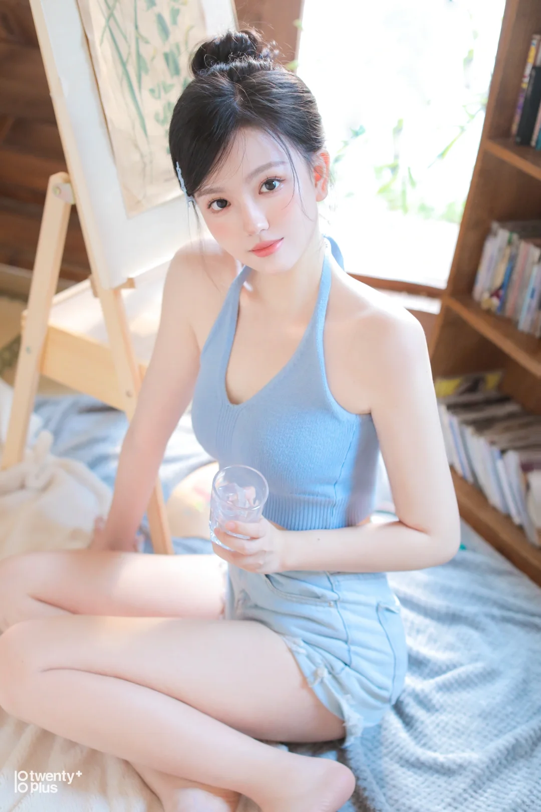 纯欲少女轻私房写真💙白月光氛围感拉满