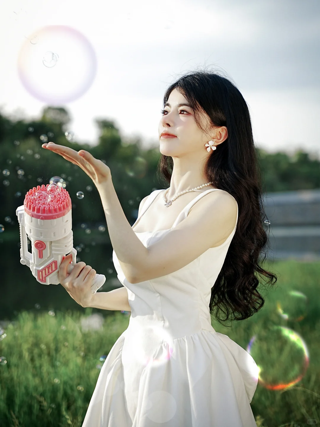 女摄萍水湖湿地公园拍照攻略小清新摄影写真