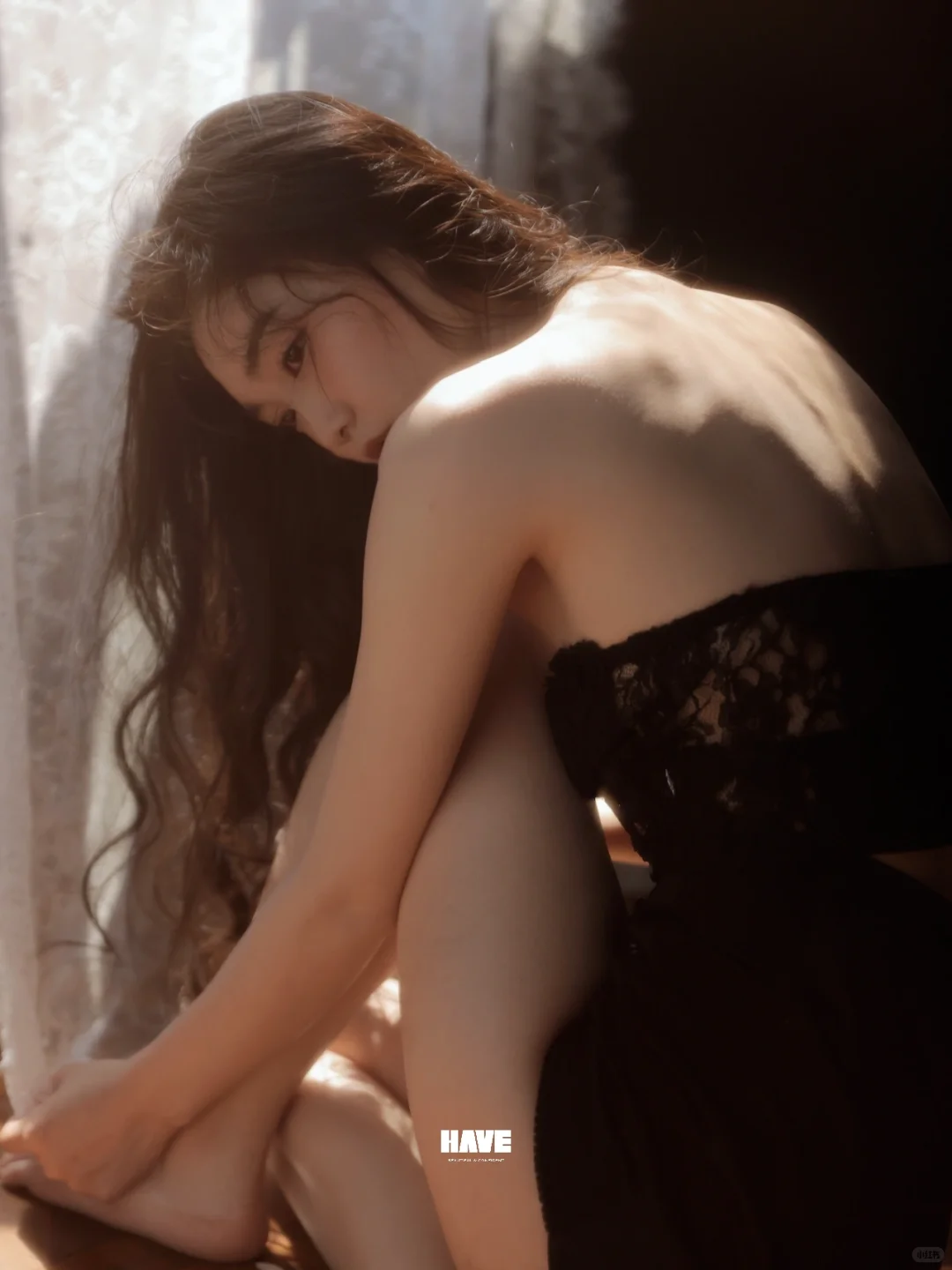 🖤散发魅力的黑色玫瑰| 纯欲少女写真
