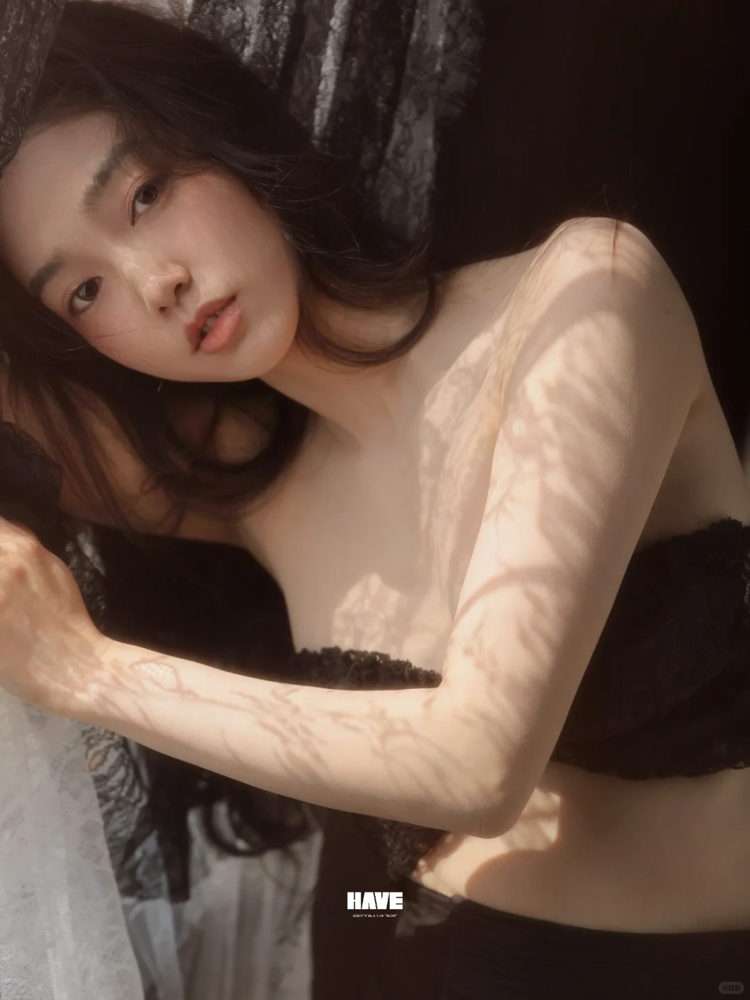 🖤散发魅力的黑色玫瑰| 纯欲少女写真
