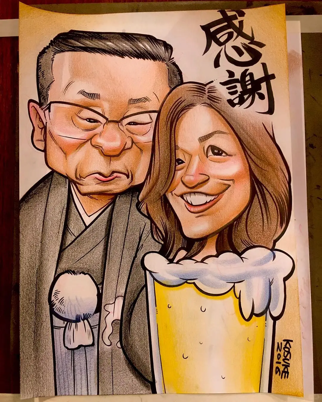 大师作品|似颜绘分享