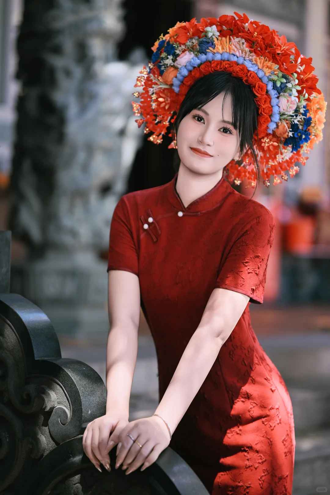 簪花：将浪漫簪于发间，做半日蟳埔女