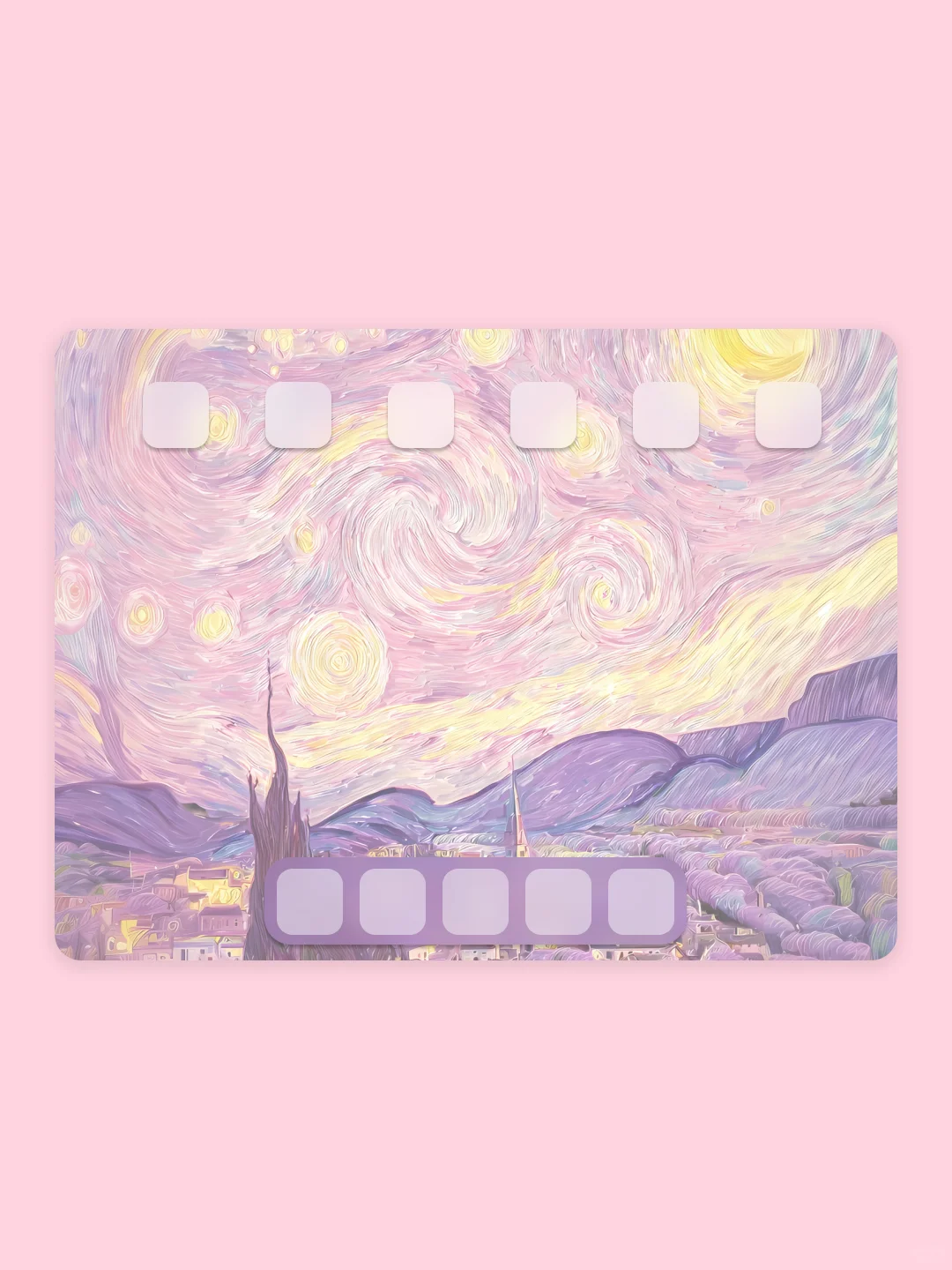 平板壁纸 | 梵高星空 | 紫色系 | 星空