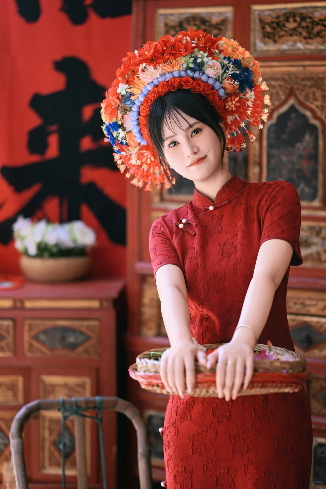 簪花：将浪漫簪于发间，做半日蟳埔女