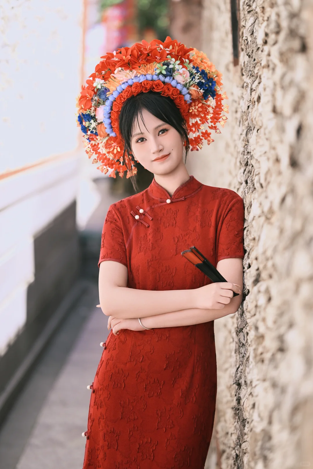 簪花：将浪漫簪于发间，做半日蟳埔女
