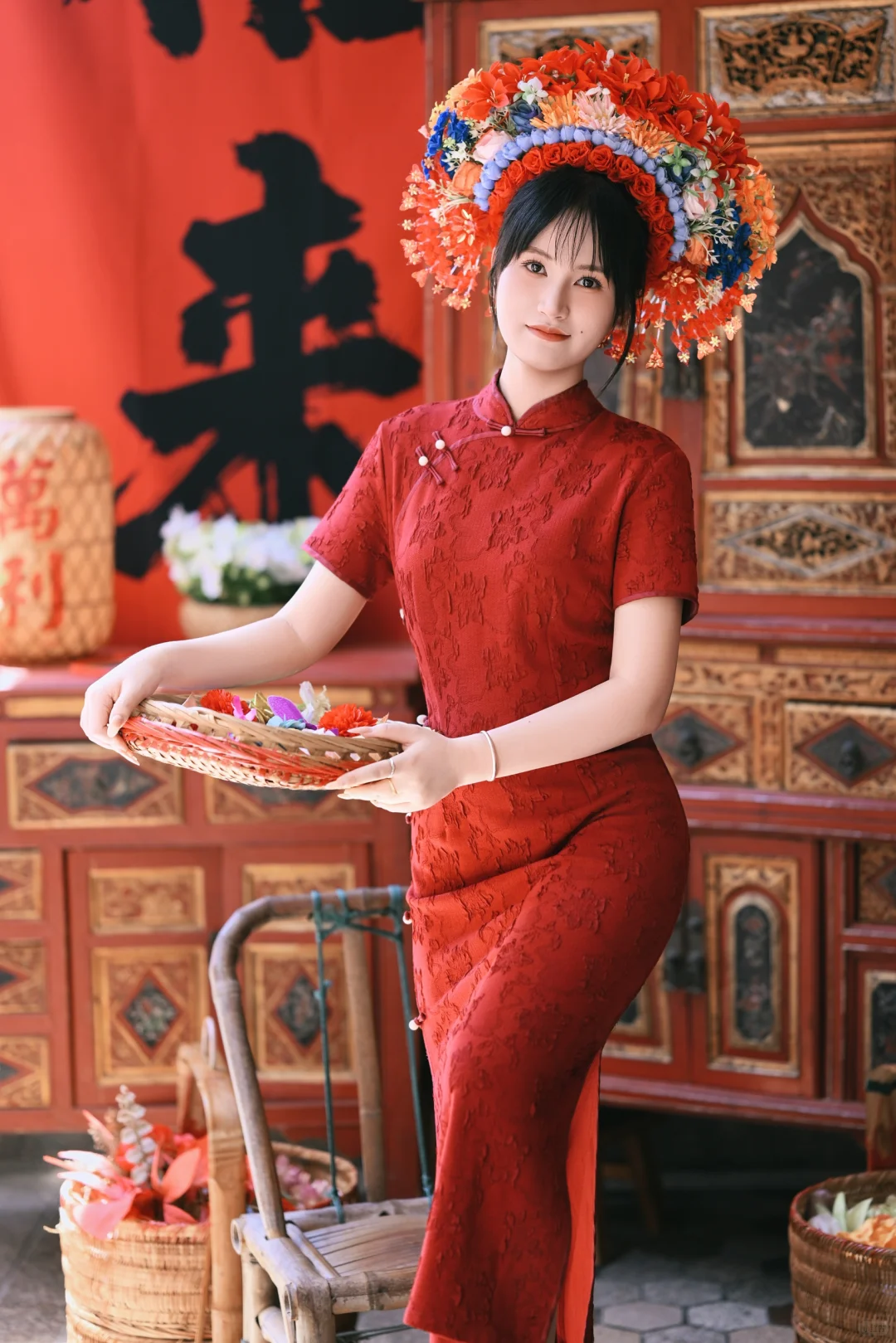 簪花：将浪漫簪于发间，做半日蟳埔女