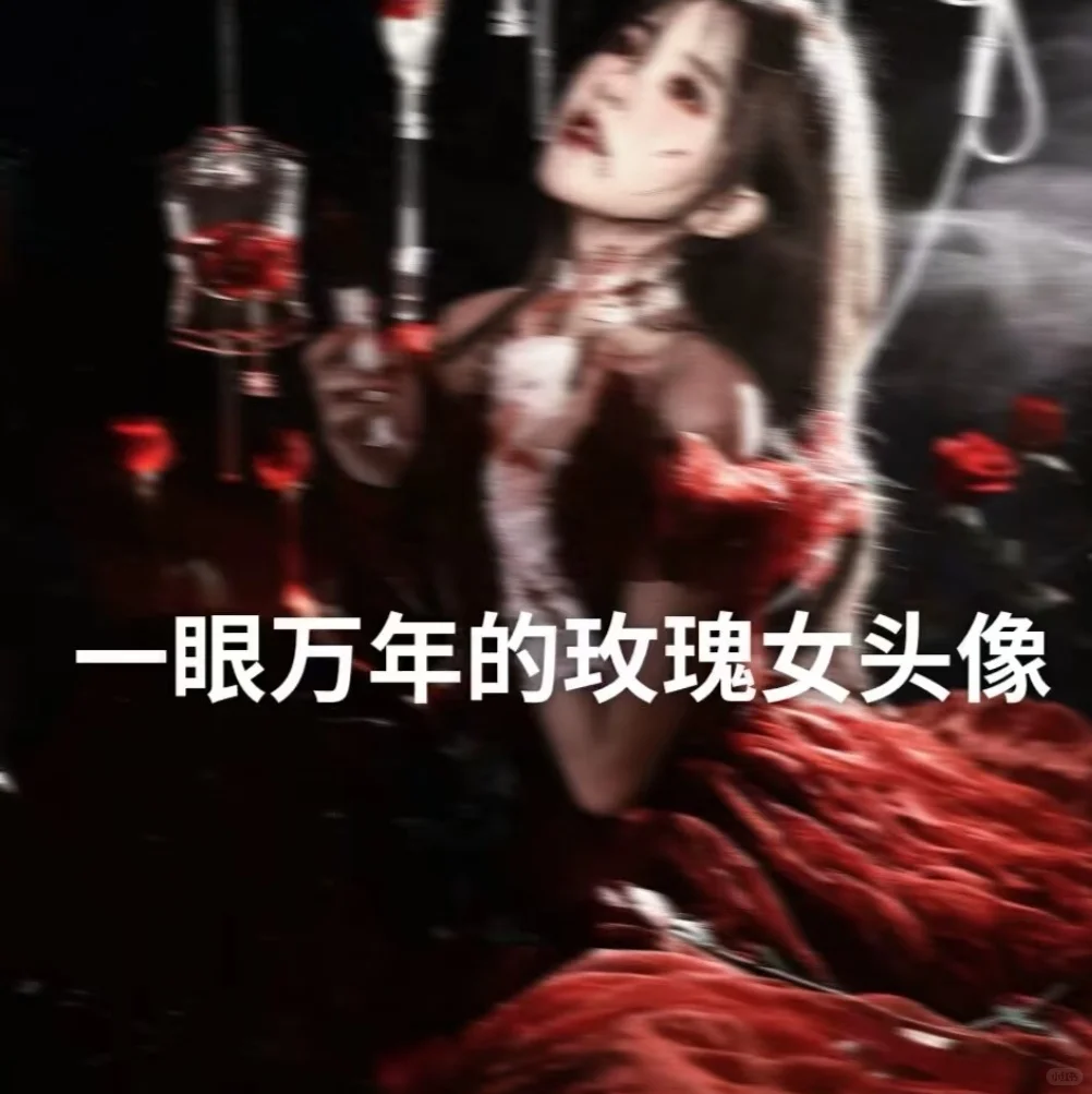 一秒万年的玫瑰女头像