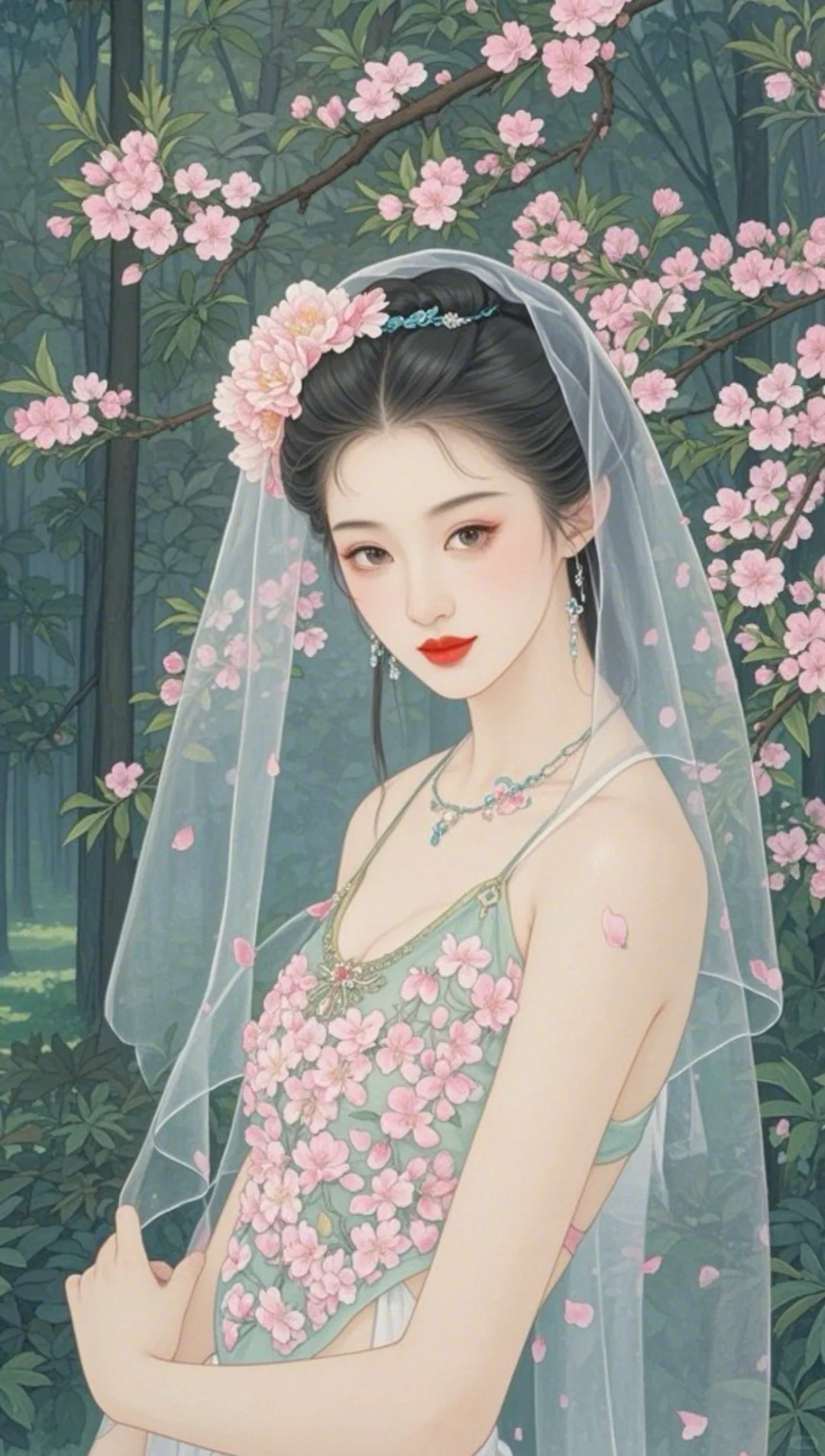 🌸花漾霓裳，女人与繁花的浪漫邂逅