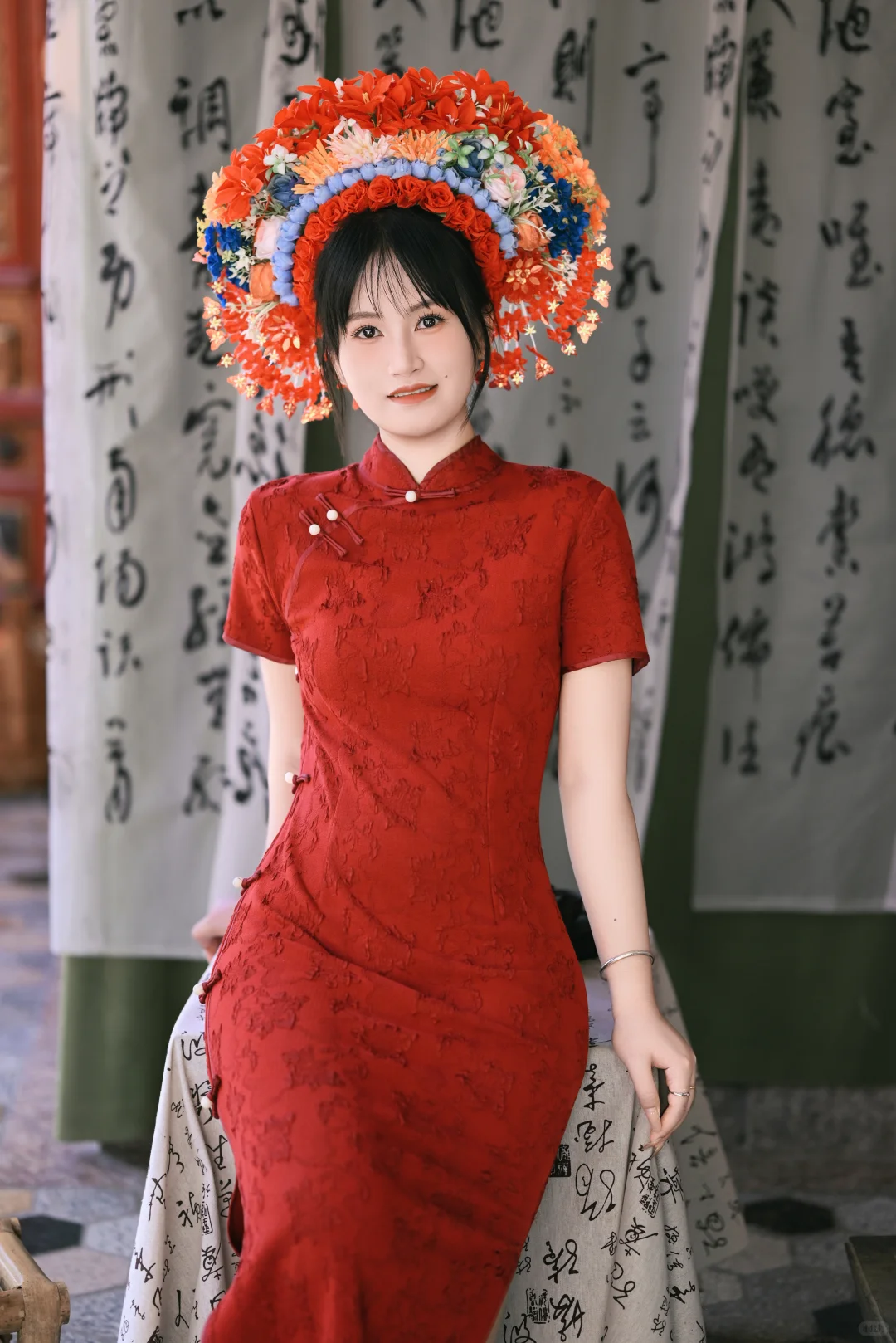 簪花：将浪漫簪于发间，做半日蟳埔女