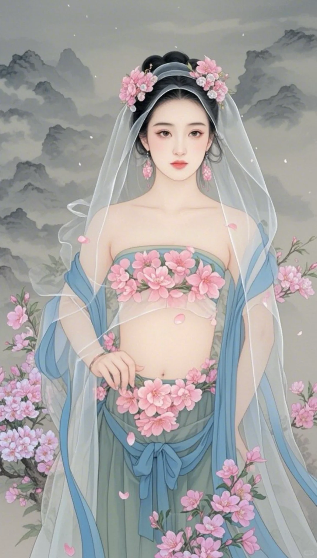 🌸花漾霓裳，女人与繁花的浪漫邂逅