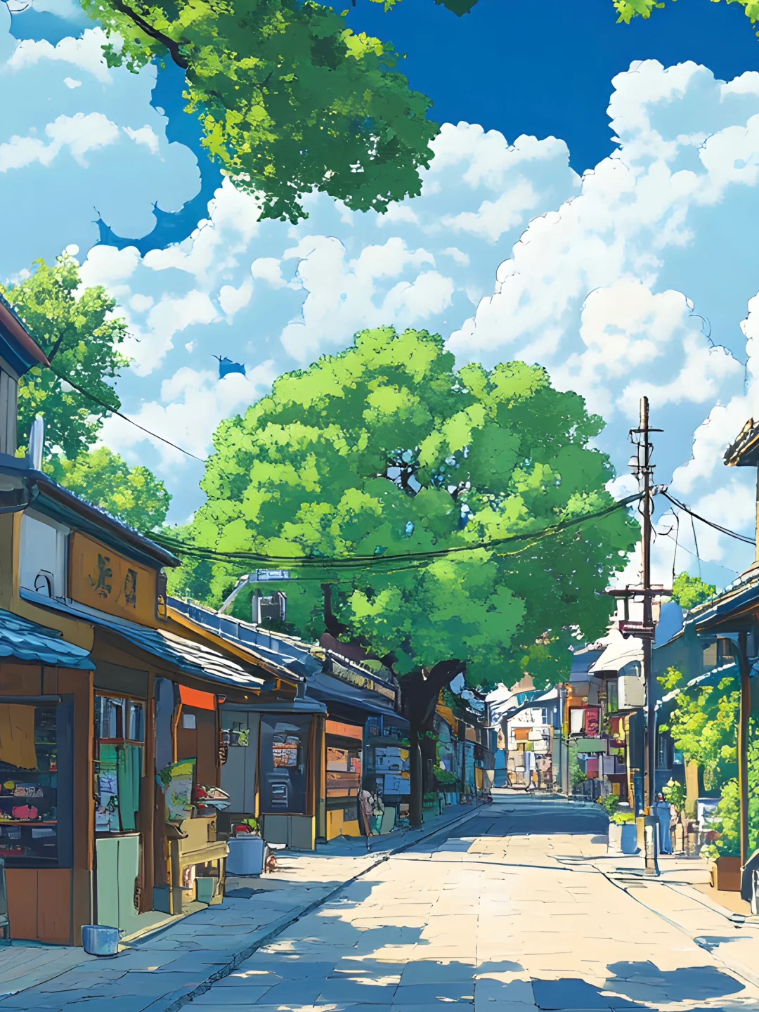 治愈系小镇插画 ｜ 5K极清壁纸