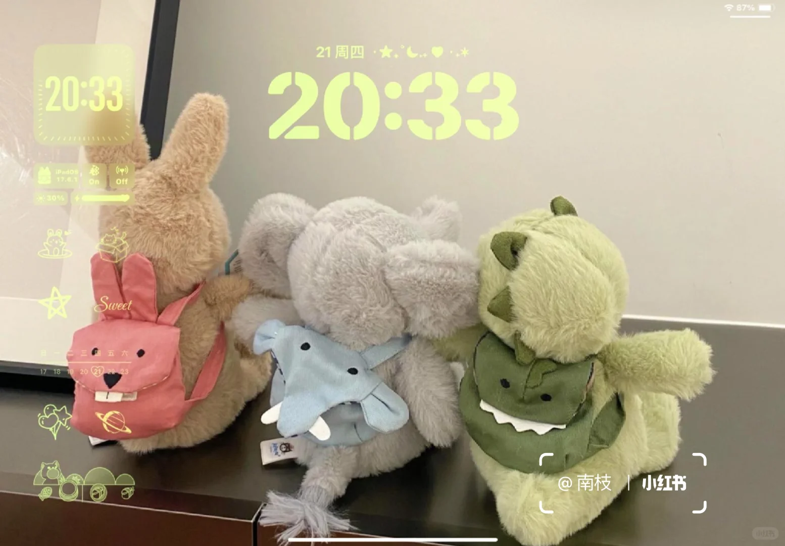 Jellycat可爱玩偶ipad壁纸🌟