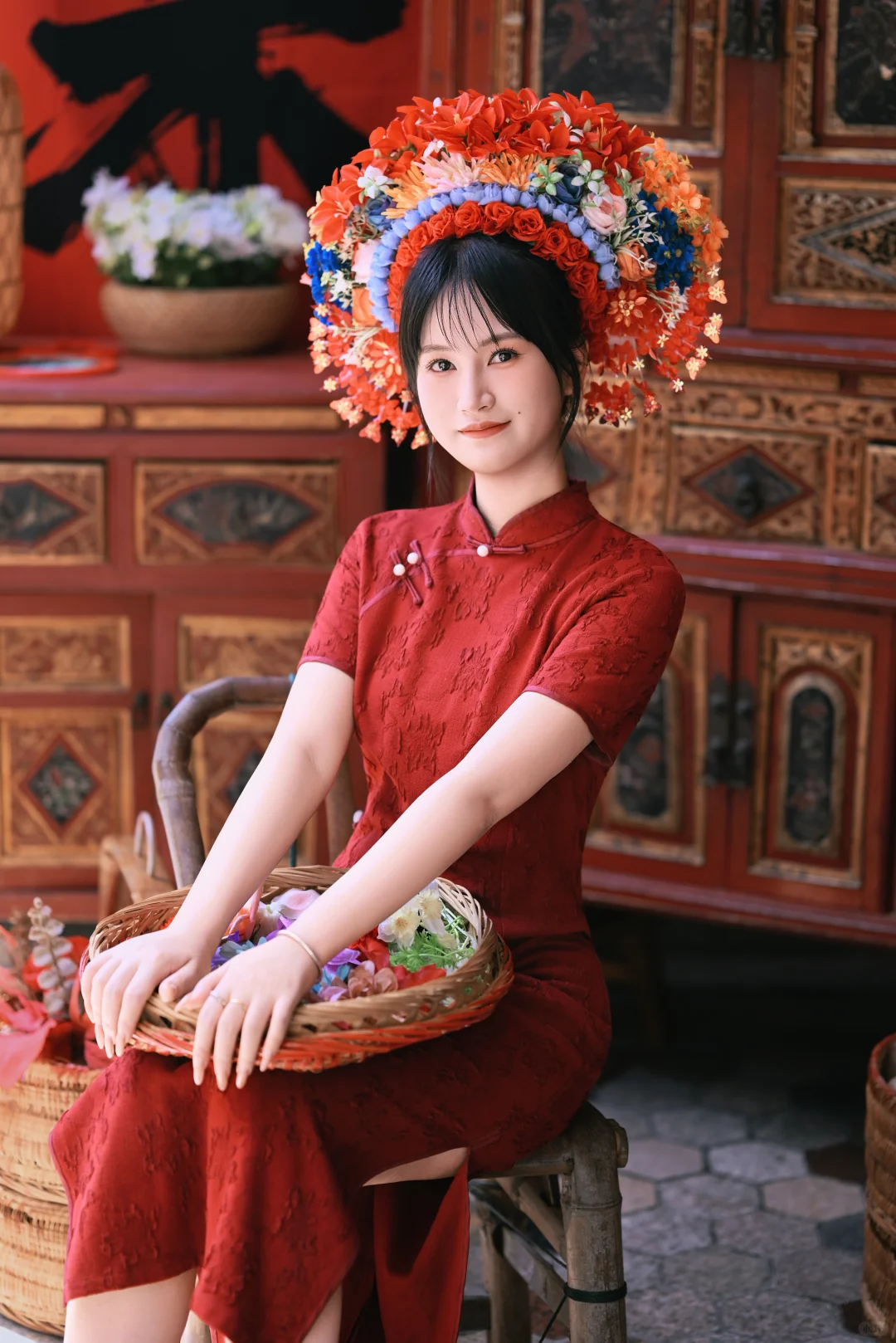 簪花：将浪漫簪于发间，做半日蟳埔女