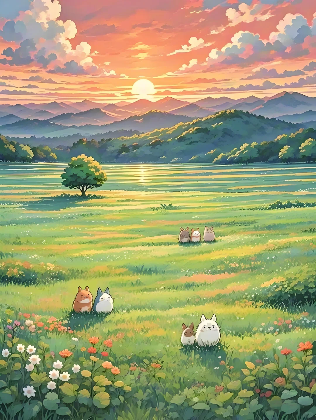 治愈画师，日出