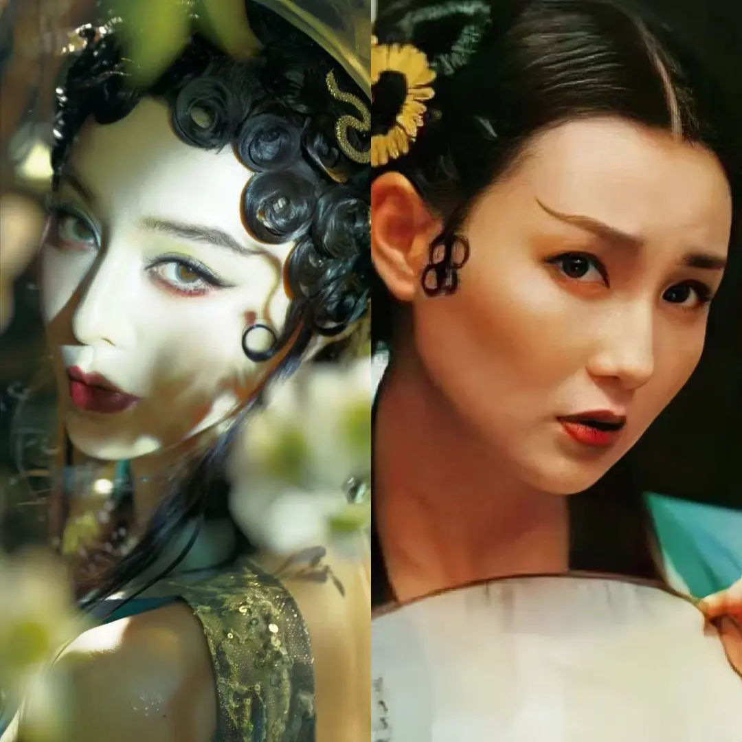 不相上下的美貌，好强的眼神戏……