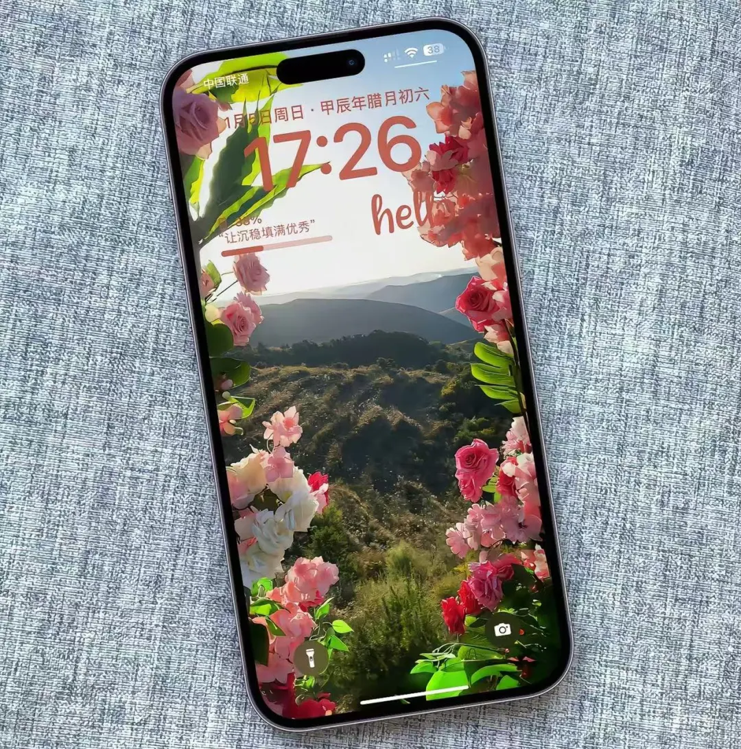 iPhone壁纸｜如花 似梦 是我们短暂的相逢