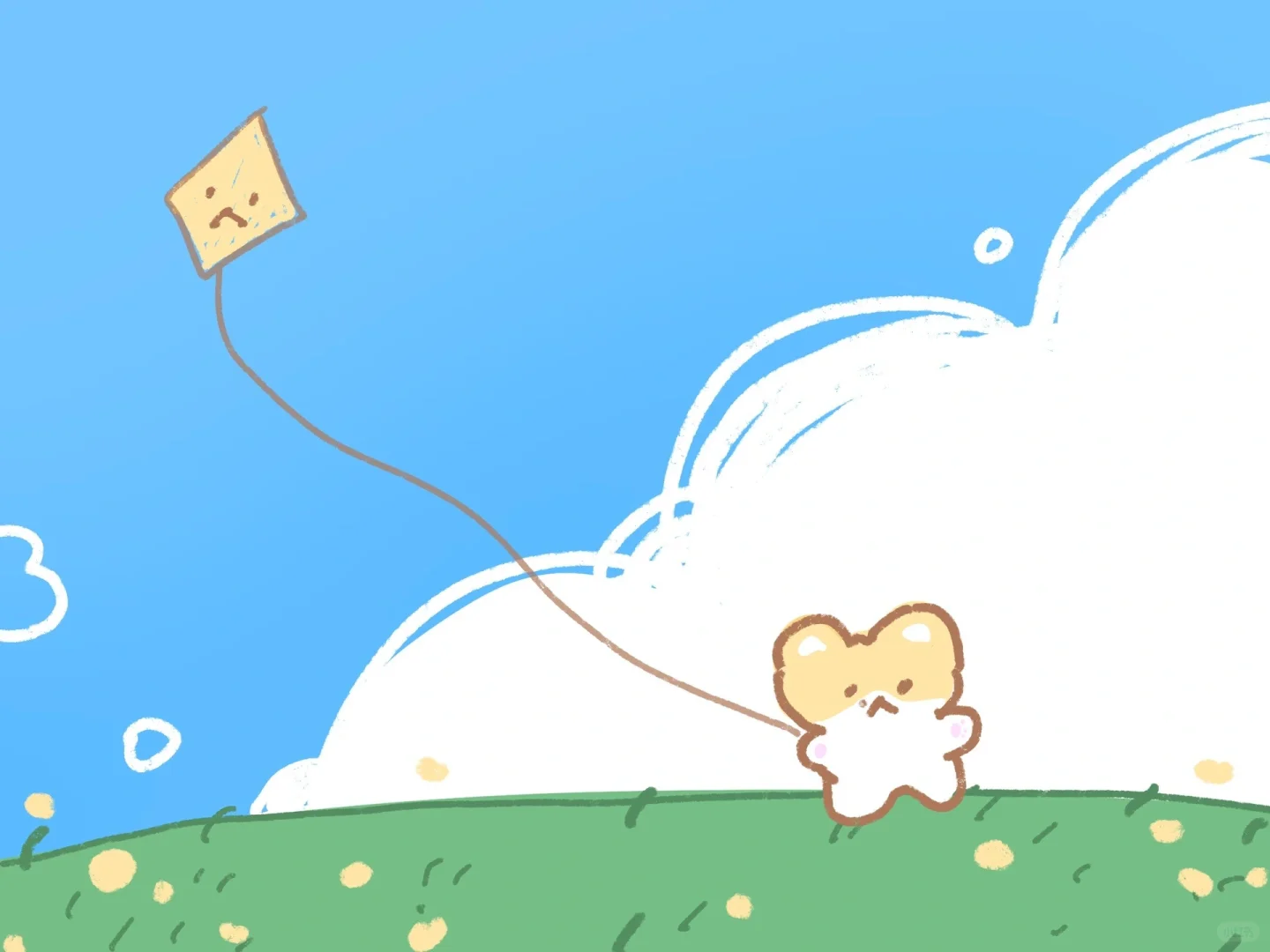 太可爱了吧！小烊放纸鹤🐑🪁