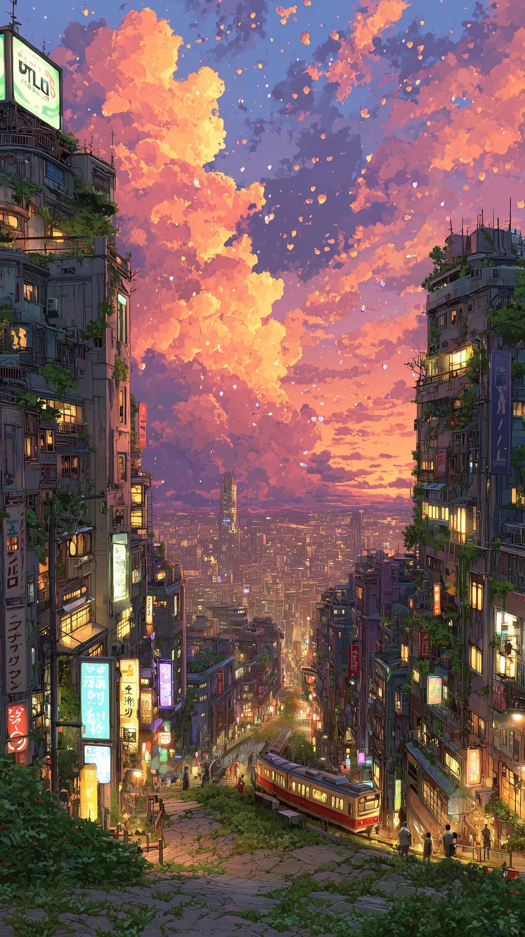 MJ 壁纸 | 日漫中的浪漫晚霞🌇