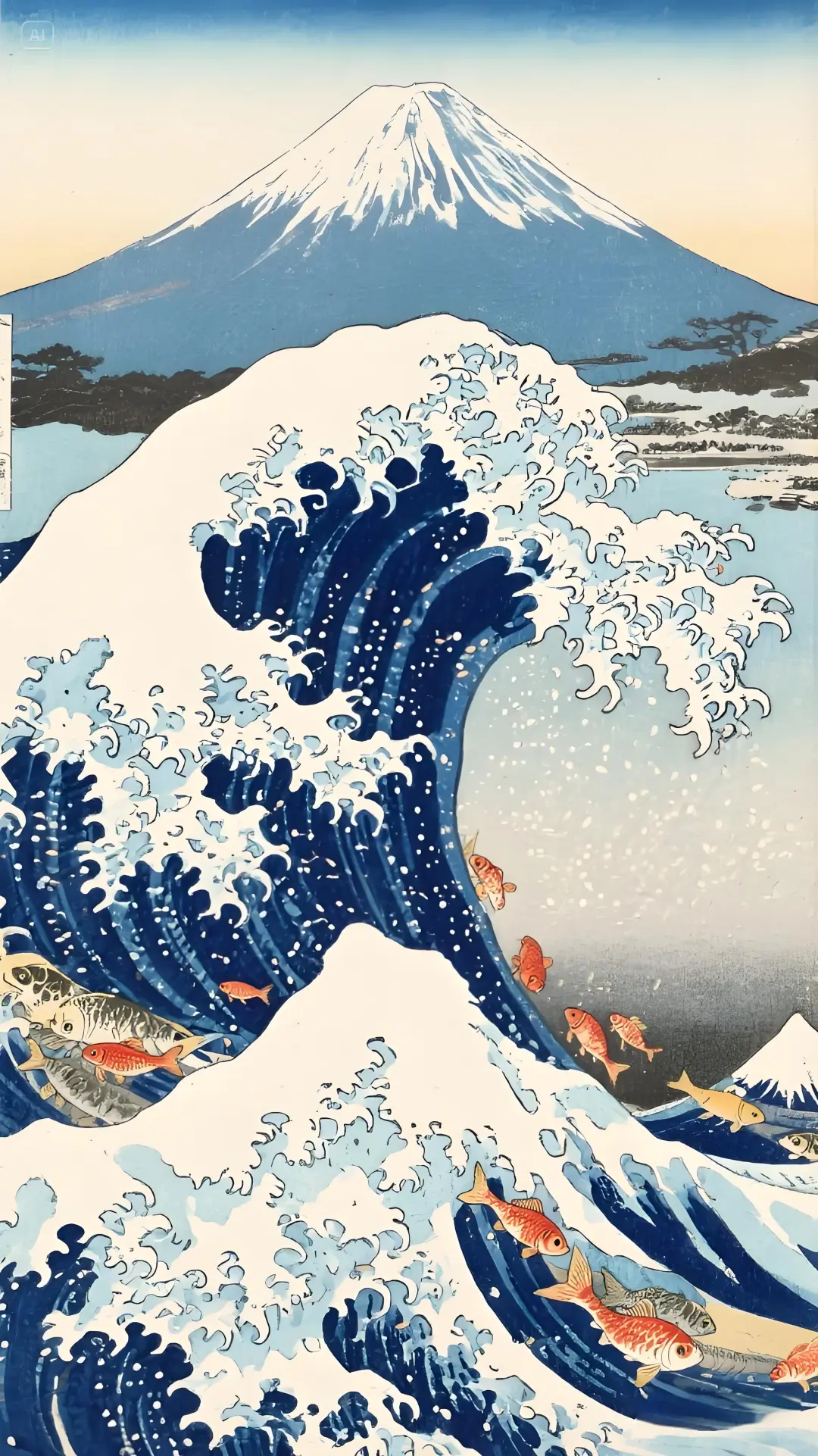 🎨浮世绘奇幻记：传统与海洋的视觉盛宴