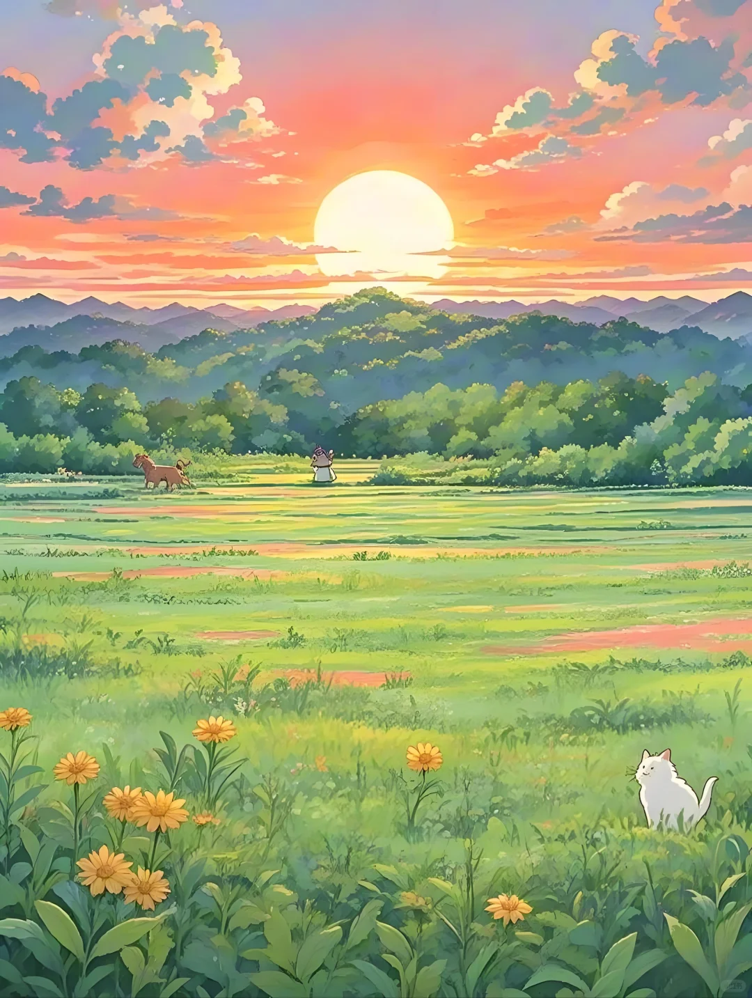 治愈画师，日出