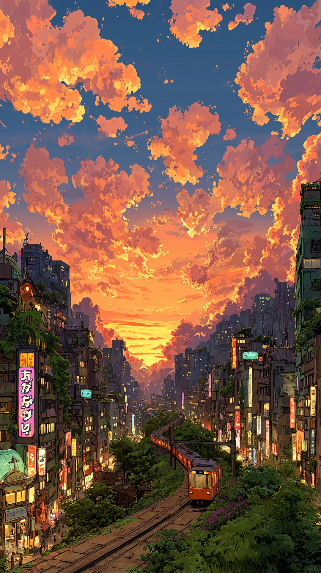 MJ 壁纸 | 日漫中的浪漫晚霞🌇