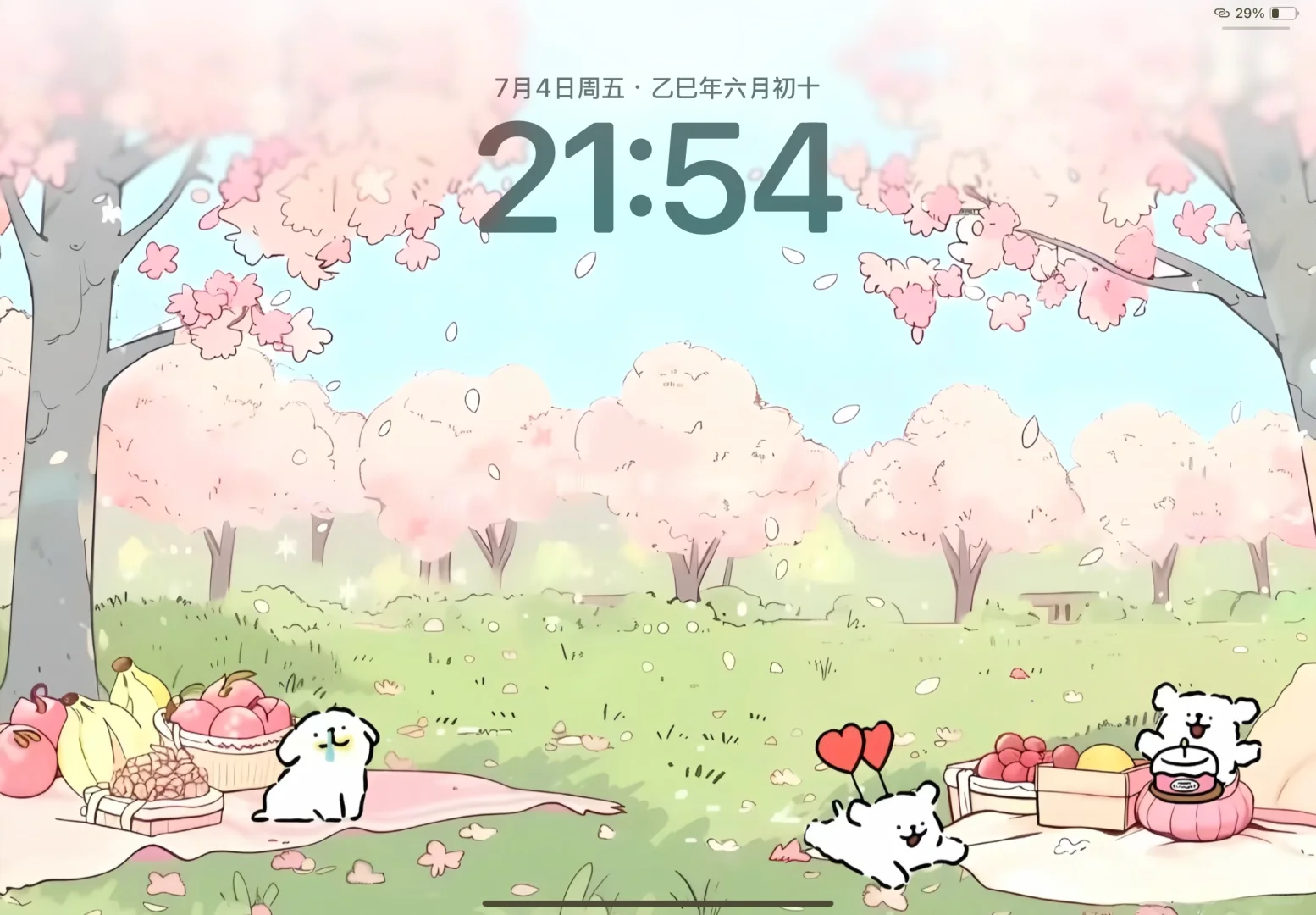 平板壁纸｜线条小狗系列