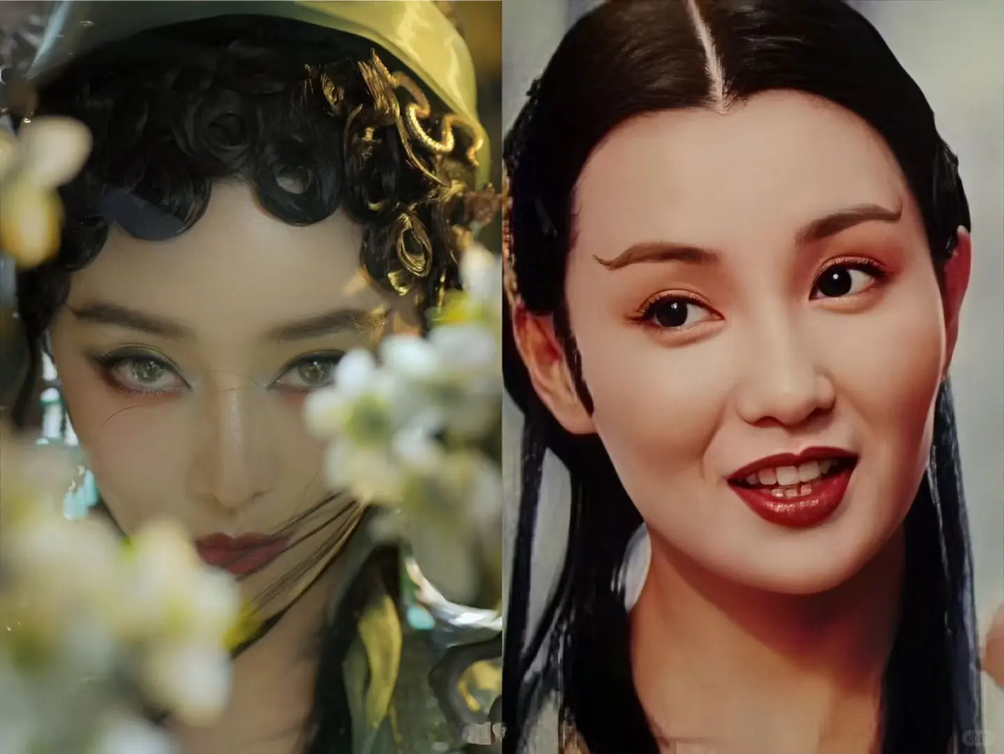 不相上下的美貌，好强的眼神戏……