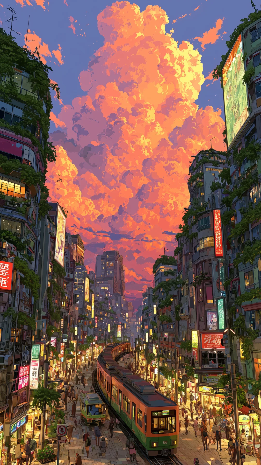 MJ 壁纸 | 日漫中的浪漫晚霞🌇