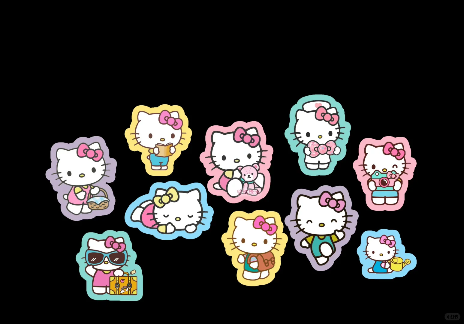 少女心kitty日记iPad平板电脑壁纸