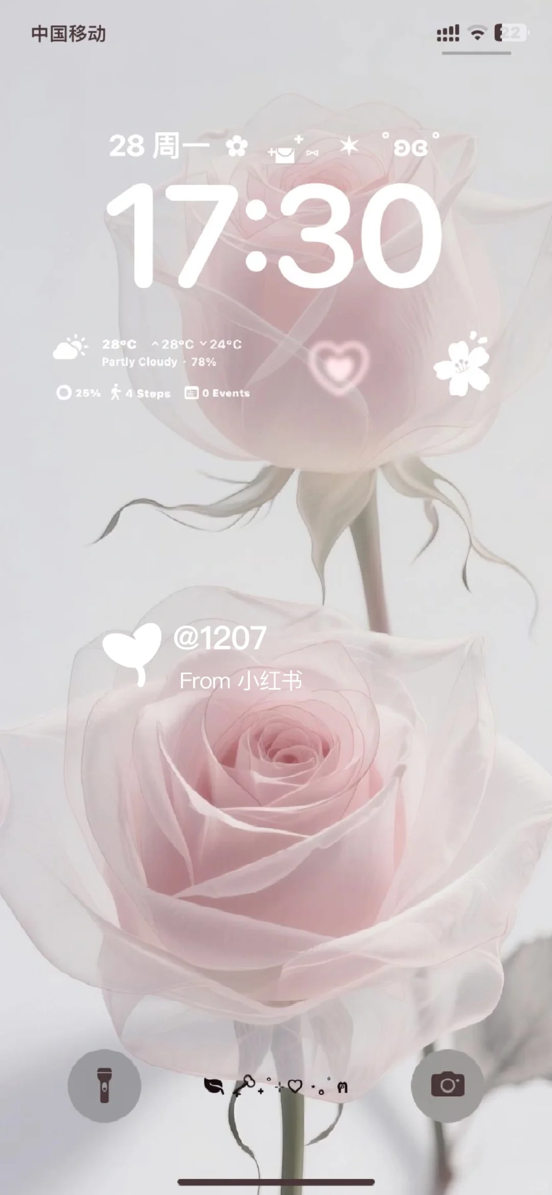 温柔的浪漫：水蜜桃玫瑰壁纸