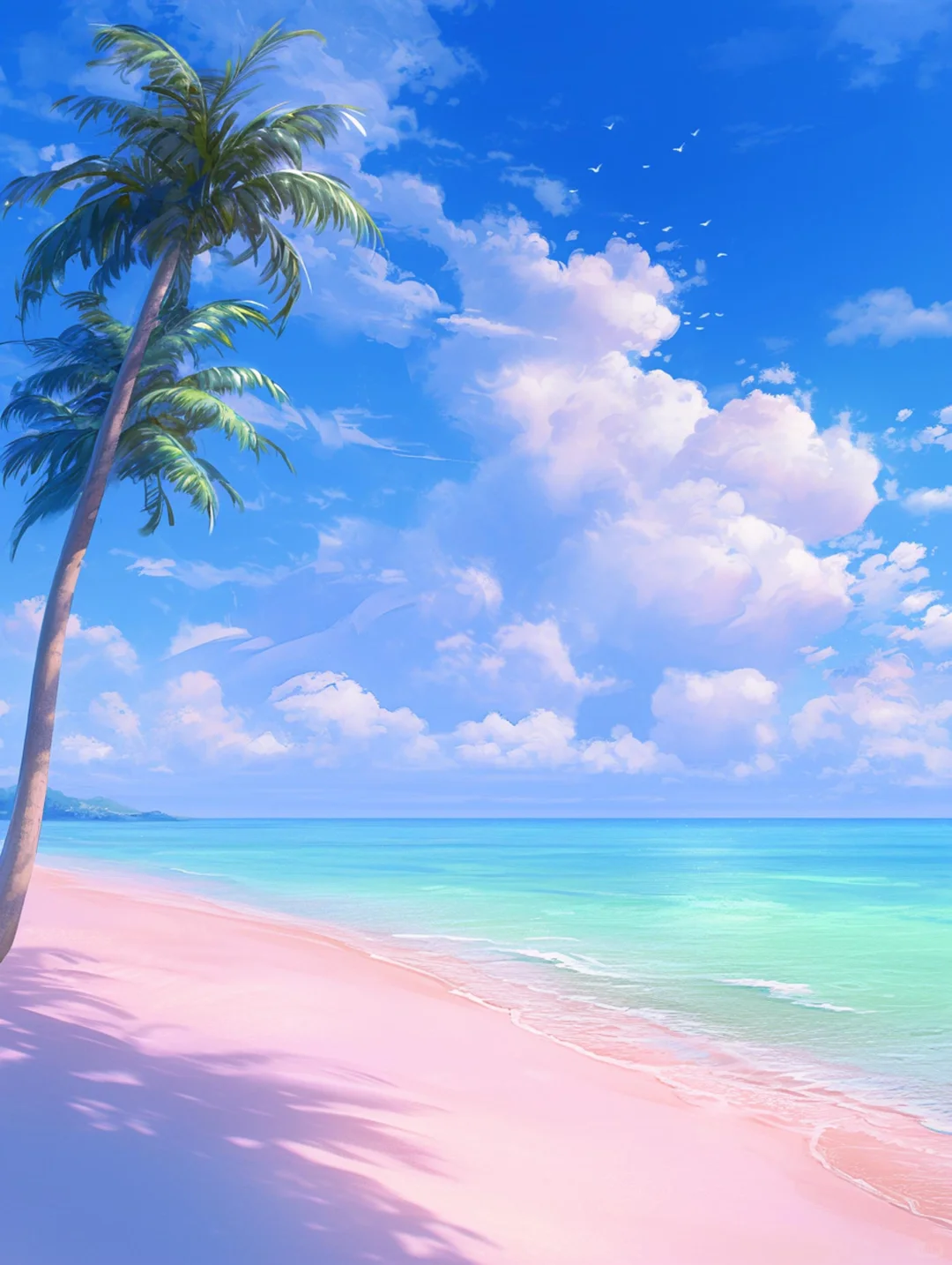 夏日海边沙滩