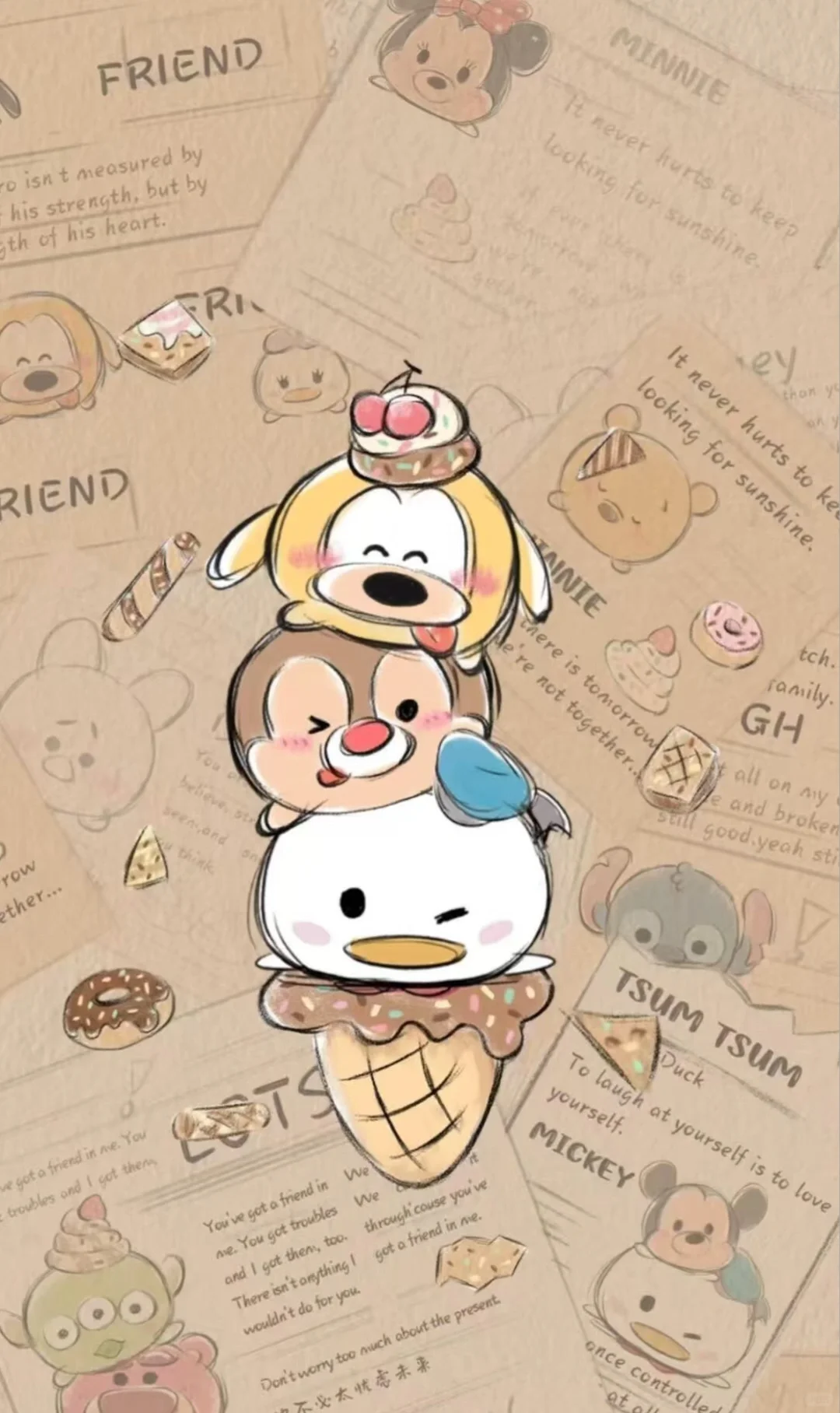 ins可爱壁纸合集～～～～非原创 是模仿