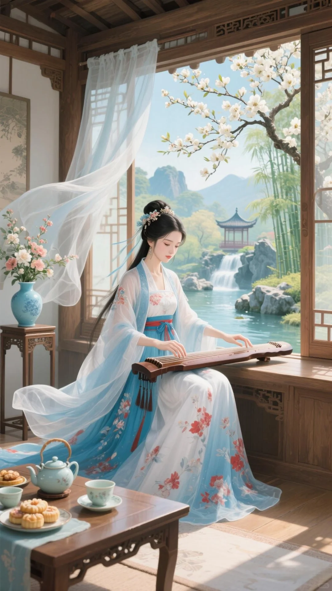 🍃画中仙姿：古风美女的诗意生活🌸