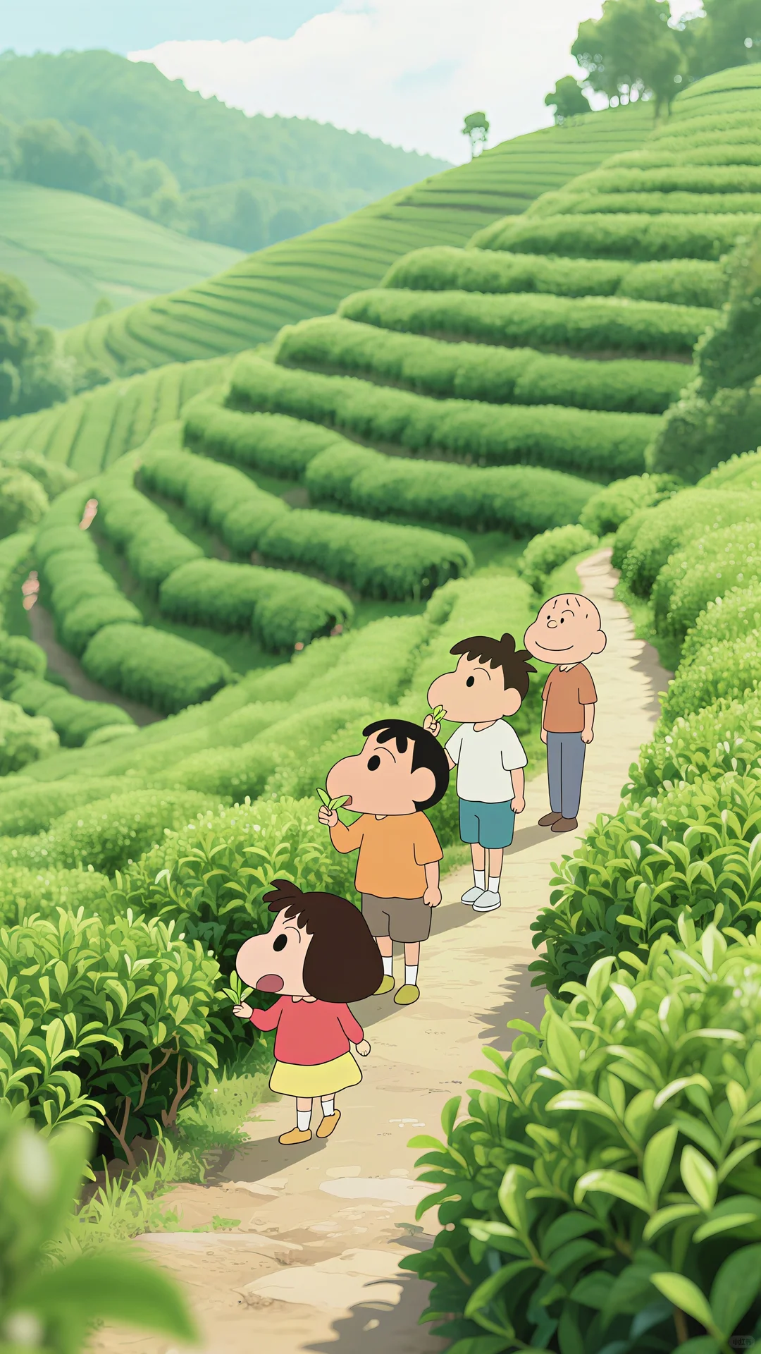 壁纸 | 蜡笔小新治愈瞬间，清凉了整个夏季