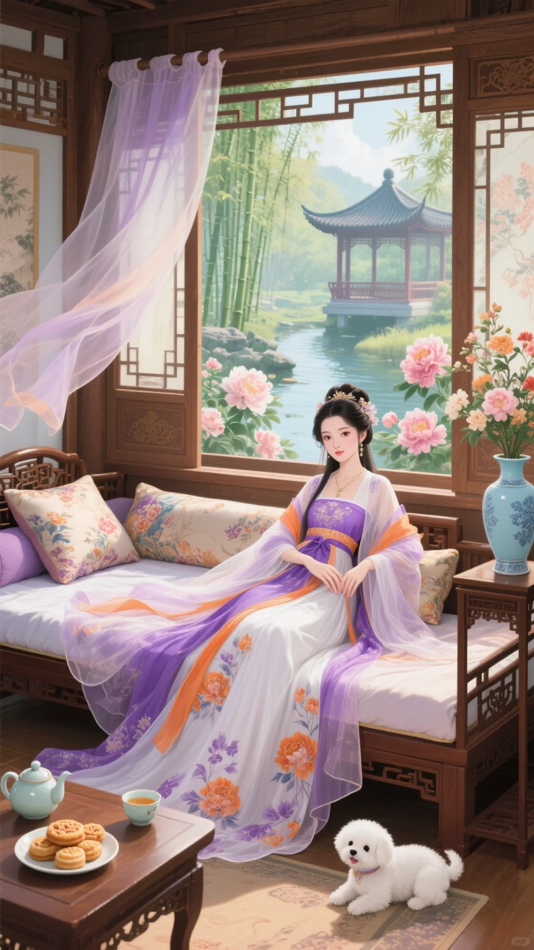 🍃画中仙姿：古风美女的诗意生活🌸