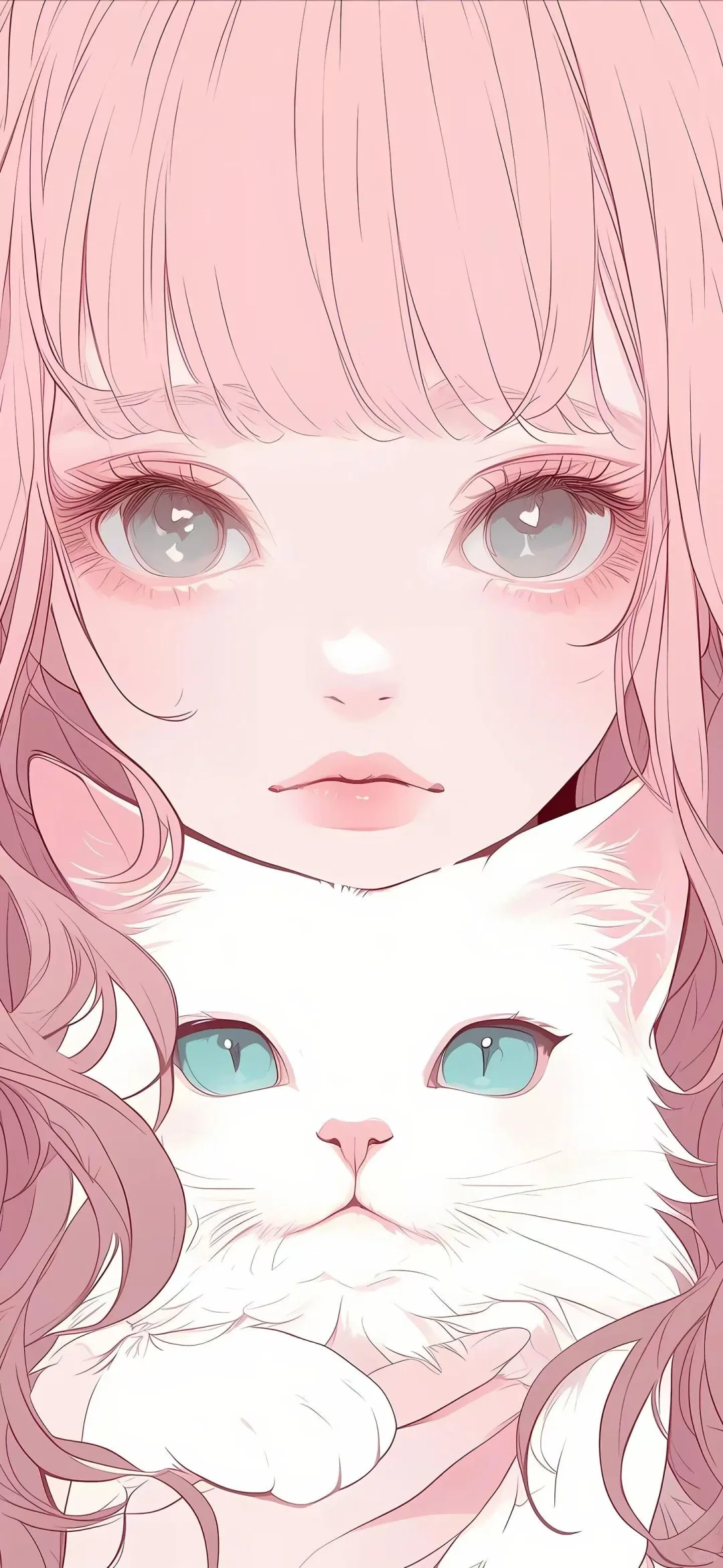 𝑺𝒉𝒂𝒓𝒆 少女和猫绝美壁纸